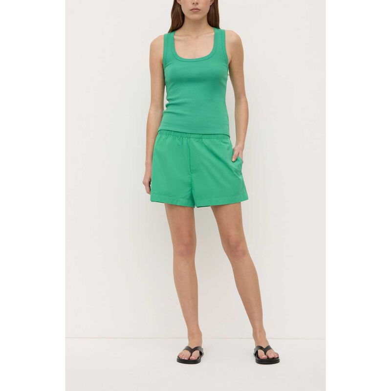 Assembly Label Robyn Scoop Neck Rib Tank Bright Green image number 3